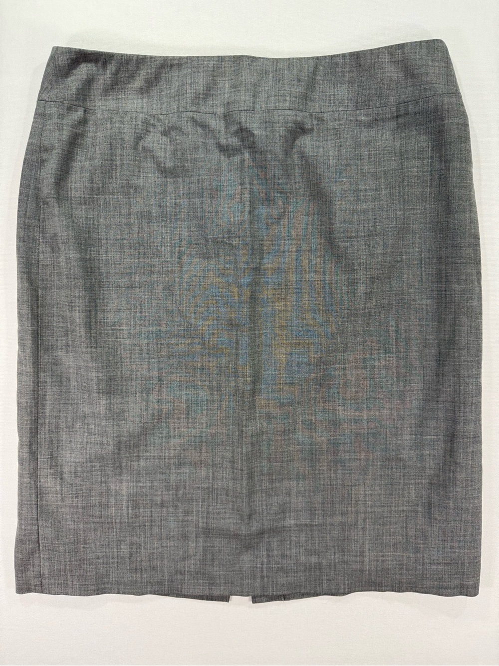 Banana Republic Essential Pencil Skirt Plaid Gray Size 14 - Picture 1 of 7